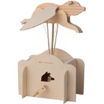 Wooden Automata Flying Pig Model Kit