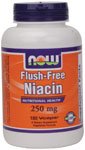 NIACIN FLUSH FREE 250mg 180 CAPS - NOW FOODS