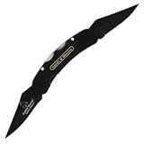 Cuttin Horse Dble Lockback, Plain/Serrated Blk Blade
