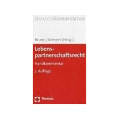 Lebenspartnerschaftsrecht: Handkommentar
