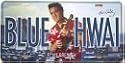Elvis Presley Blue Hawaii License Plate
