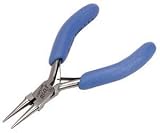21F3QBBWCZL. SL160  Tec Cut Round Nose Looping Plier, Smooth, ESD, 4 1/2