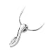 14k White-gold 1/4 CT TW Marquise 6.00x3.00MM Moissanite Pendant-necklace W /Round 18 inch Snake Chain