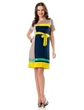 A Pea in the Pod Collection: BCBG Short Sleeve Colorblock Maternity Dress