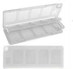 Hellfire Trading 10 in 1 Game Memory Card Clear Holder Case Storage Box for Sony PS Vita PSV