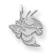 Georgia Tech Charm Sterling Silver with Sterling Silver Chain