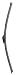 Silencio VM250 Flat Wiper Blade Rear - Golf (03>08) / Polo (02>09)