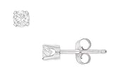 1/3 Carat Diamond Stud 14K White Gold Earrings