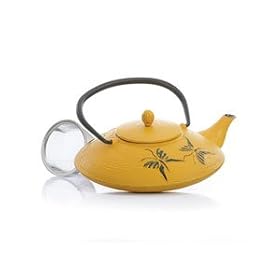 Hues N Brews Fresh Cast Iron Sunflower Teapot 32-oz. by Hues N Brews