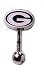 Green Bay Packers Officially Licensed belly button ring