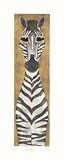 Dusty (Zebra) Art Print Poster By Chris Davis, 8 