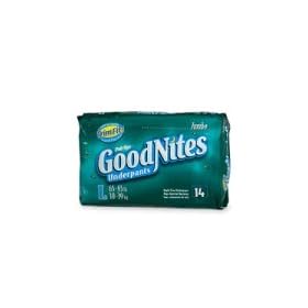 Goodnites Disposable Underpants, Pull ups, Jumbo Pack, Large - 65-85 Lb 14 Count (Pack of 4)