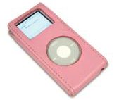 Macally iPod nano�p�P�[�X ���U�[�f�� �s���N MPOUCHNP