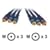 Cables To Go - 40009 - 1.5ft Velocity Component Video Cable (Blue)