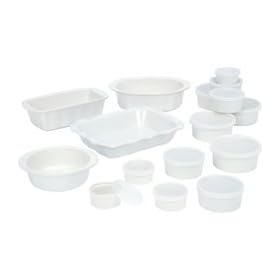 Buy Wyndham House 28pc White Ceramic Bakeware Set 8inch Round Casserole Microwave Safe