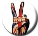 ザ・フー The Who - Union Jack Peace カンバッチ【111202】