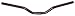 Inline Mountain Bike Handlebar 2.5" 26" 1" Silver