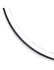 Sterling Silver Polished 8.5mm Cuff Necklace QG1760"