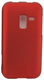 Samsung Conquer 4G SPG-D600 Rubberized Hard Case Cover - Red