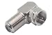 Coaxial Adapter, F Female / F Male, Right Angle