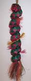 Planet Pleasures Caterpillar 18in Large Bird Toy Assorted Colors