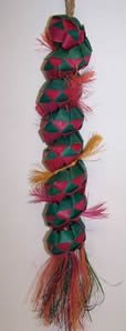 Planet Pleasures Caterpillar 18in Large Bird Toy Assorted Colors