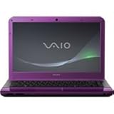 Purple Sony 14" Vaio VPCEA36FM/V Intel Core i3 Laptop 4GB Notebook 500GB Co ....