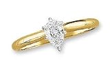 1/2 ct. Pear Shape Diamond Solitaire