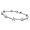 14K Stars & Stripes Pave' Diamond Bracelet by Morris & David Color:White Gold