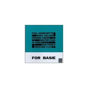 For Basie by Paul Quinichette (Audio CD - 1998)