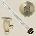 Mountain Plumbing Products 1/2 in. Compression x 3/8 in.O,D, Compression Oval Handle Angle Compressi