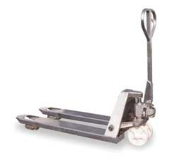 Dayton 2TUR3 Pallet Truck, Galvanized, Fork L 48 In