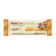 thinkThin Caramel Chocolate Dipped Mixed Nuts Crunch Bar (10x1.41oz)