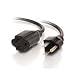 Cables to Go 53410  Outlet Saver 18 AWG Power Extension Cord  (25 Feet, Black)