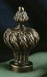 Finial Showcase Baluster Series Antique Metal Leaf Urn Finial - B297A/B297A