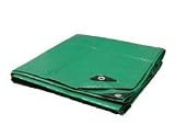 Green / Black Tarp Tarpaulin Canopy Tent, Boat. RV or Pool Cover