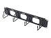 APC 2U Kabelhalterung horizontal mit Pass-Thru schwarz