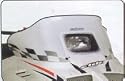 POLARIS Indy 88-98 Low White W/Black Checks Cobra Windshield