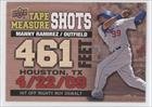 2010 Upper Deck Tape Measure Shots #TMS14 - Manny Ramirez