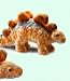 Stegosaurus Prehistoric Dinosaur Stuffed Animal Toy by Russ Berrie