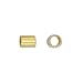 Beadalon Crimp Tube 2.0-Millimeter Gold Plated, 1-1/2-Grams