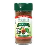 Frontier Nutmeg Ground Certified Organic Fair Trade CertifiedTM 1.90 Bottle by FRONTIER