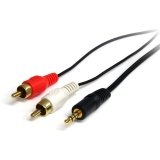 New Startech Stereo Audio Cable Mini Phone Male White Red Affordable Attractive Practical