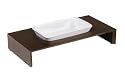 Siam Raised Pet Feeder for Small Dogs & Cats - Mocha
