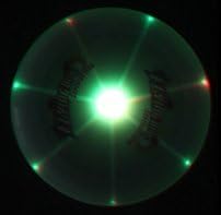Rachel Pet Products Frisbee Full Size Flying Disc with Multi-colored Bright Changing Lights