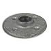 1-1/2 BLK MALLBLE FLOOR FLANGE