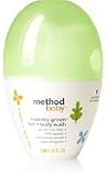 method baby Squeaky Green Hair + Body Wash, Rice Milk + Mallow 8 fl oz (236 ml)