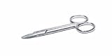 Shears: CROWN SCISSORS STRAIGHT BLADES SERRATED CARBON