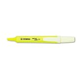 Stabilo Swing Cool Washable Highlighter, Chisel Tip, Fluorescent Yellow AVE48891