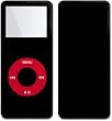 Red Wheel - Apple iPod nano 1G (1st Generation) 1GB/ 2GB/ 4GB Protector Skin Decals - Faceplate Stickers